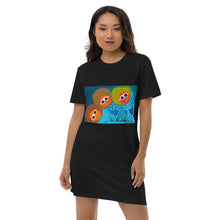 Cargar imagen en el visor de la galería, Sirenitas. Vestido camiseta de algodón orgánico