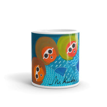 Load image into Gallery viewer, Sirenitas. Taza blanca brillante