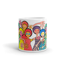 Load image into Gallery viewer, Orgullo@s y muy felices. Taza blanca brillante