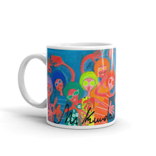 Load image into Gallery viewer, Orgullos@s y Felices. Taza blanca brillante