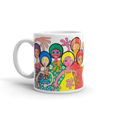 Load image into Gallery viewer, Orgullo@s y muy felices. Taza blanca brillante