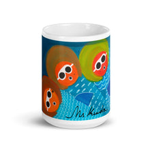 Load image into Gallery viewer, Sirenitas. Taza blanca brillante
