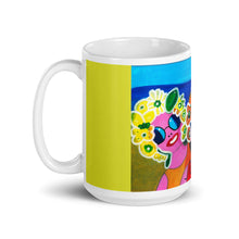 Load image into Gallery viewer, Locas.Taza blanca brillante