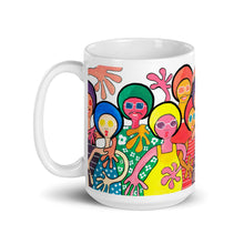 Load image into Gallery viewer, Orgullo@s y muy felices. Taza blanca brillante