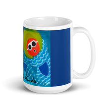 Load image into Gallery viewer, Sirenitas. Taza blanca brillante