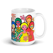 Load image into Gallery viewer, Orgullo@s y muy felices. Taza blanca brillante